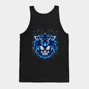 lion face Tank Top